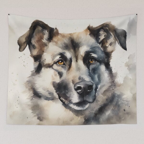 Item preview, Norwegian Elkhound Art designed and sold by TheAnimalZ00.