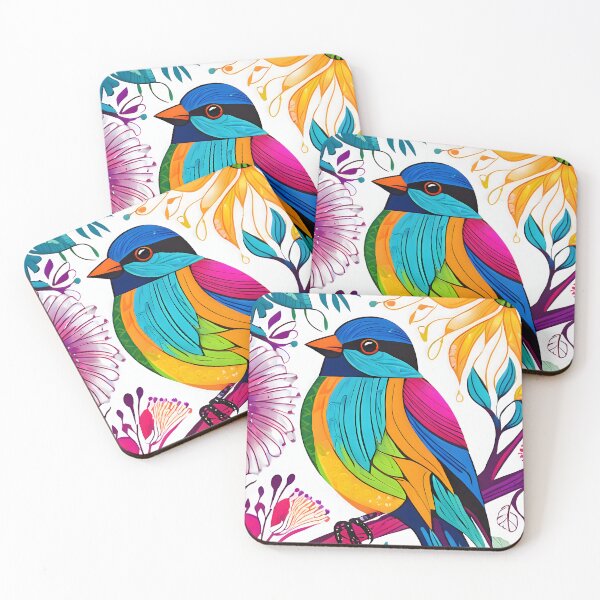 Item preview, Abstract Colorful Bird designed and sold by Hall-O-Gram.