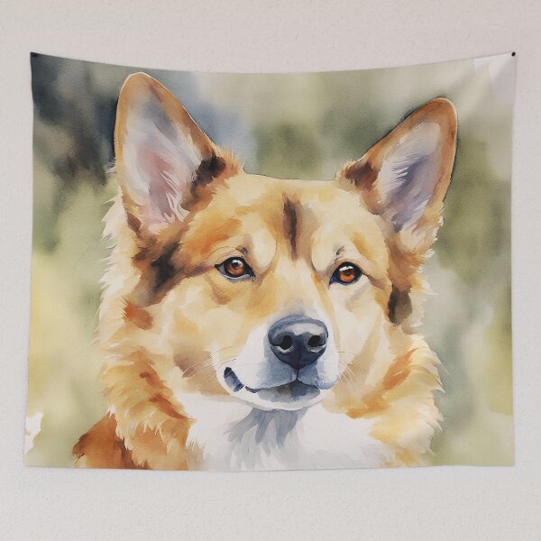 Item preview, Norwegian Lundehund Art designed and sold by TheAnimalZ00.