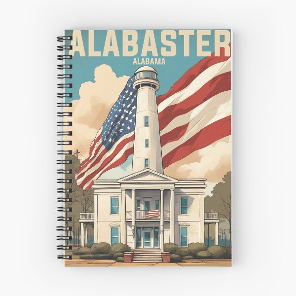 Item preview, Alabaster Alabama USA Vintage Travel Tourism  designed and sold by TravelersGems.