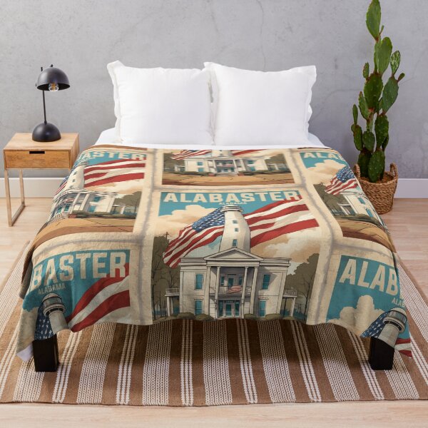 Item preview, Alabaster Alabama USA Vintage Travel Tourism  designed and sold by TravelersGems.