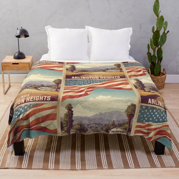 Item preview, Arlington Heights Illinois USA Vintage Travel Tourism designed and sold by TravelersGems.