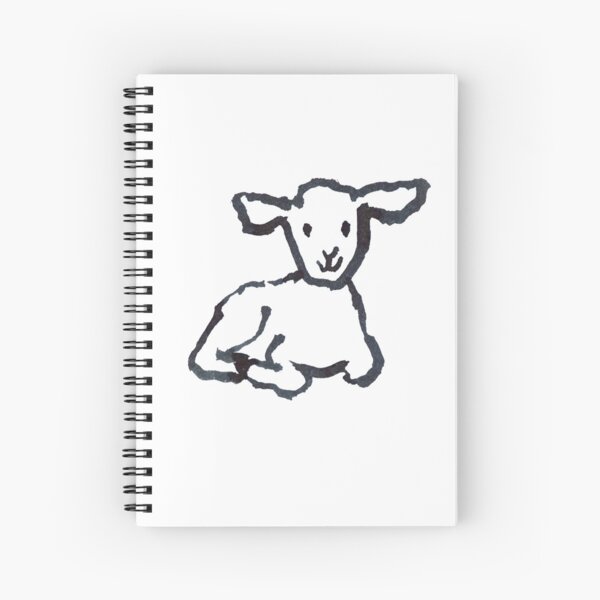 Little Lamb Spiral Notebook