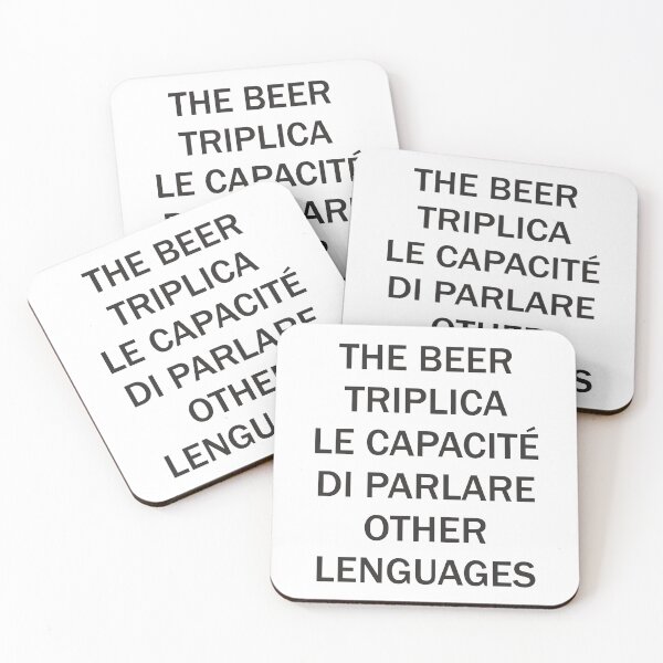 Item preview, Funny Phrases: The beer triples enabled you to speak other languages designed and sold by Tiendaplanista.