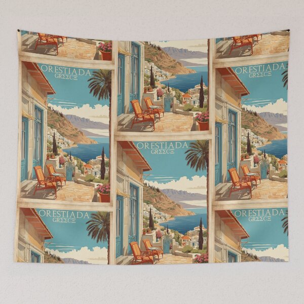 Item preview, Orestiada Greece Vintage Travel Tourism  designed and sold by TravelersGems.
