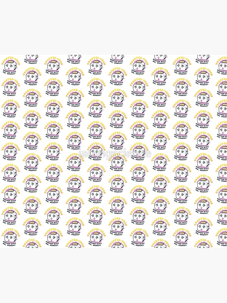 Thumbnail 5 of 5, Shower Curtain, Toaster Chan designed and sold by jarringscience.