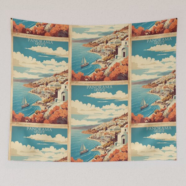 Item preview, Panorama Greece Vintage Travel Tourism  designed and sold by TravelersGems.