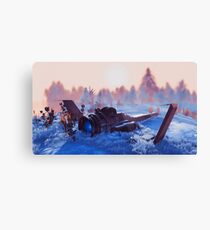 Landing on a new World Canvas Print