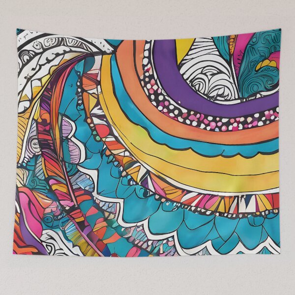Item preview, The Abstract And Colorful  designed and sold by Hall-O-Gram.
