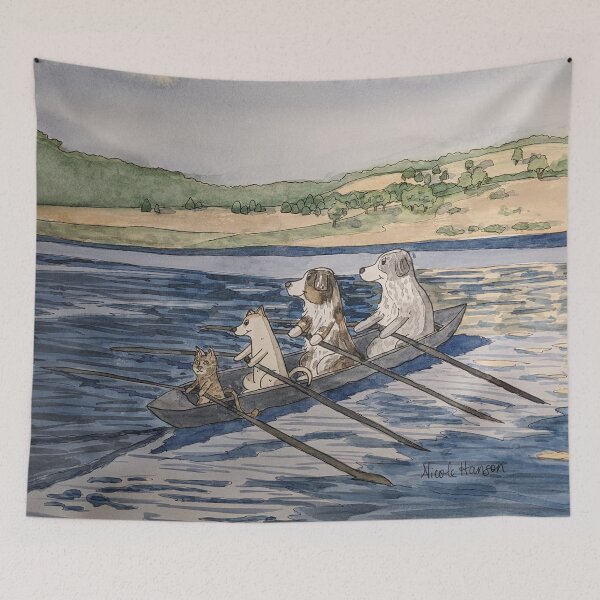 Item preview, Rowing Pets designed and sold by Nicole Hanson.