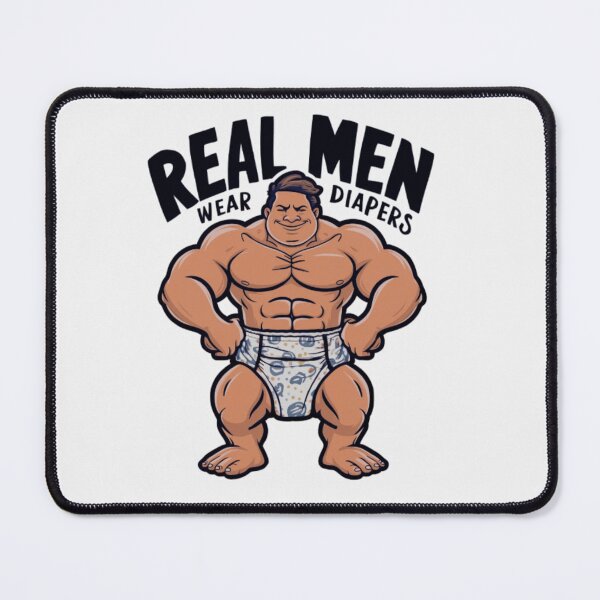 Item preview,  Real Men Wear Diapers designed and sold by artofProduct.
