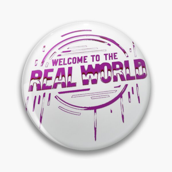 Item preview, Copy of Welcome to the Real World - Purple Drip Cyberpunk Logo designed and sold by KriticalDesigns.