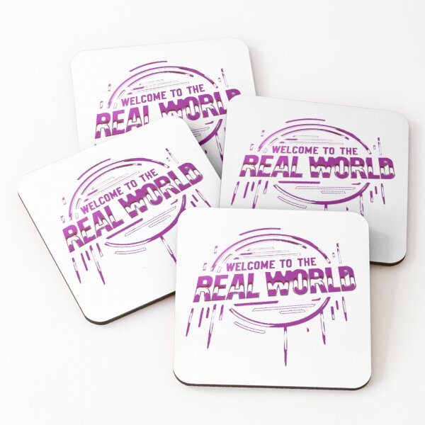 Item preview, Copy of Welcome to the Real World - Purple Drip Cyberpunk Logo designed and sold by KriticalDesigns.