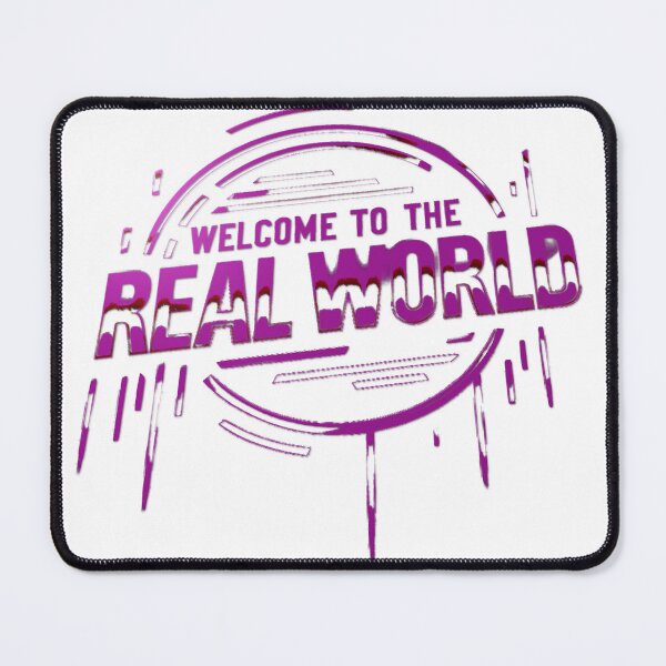 Item preview, Copy of Welcome to the Real World - Purple Drip Cyberpunk Logo designed and sold by KriticalDesigns.