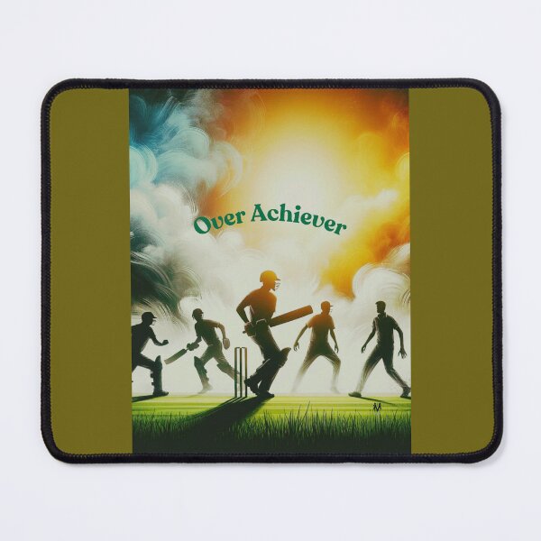Item preview, Sunlit Cricket: Players in Grassy Field  designed and sold by ValorVerse.