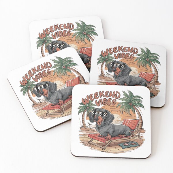 Item preview, Weekend Vibes Dachshund designed and sold by SellingWSarah17.