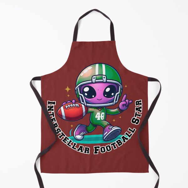 Item preview, Interstellar Football Star - Alien Cartoon designed and sold by Second Draft Visuals.