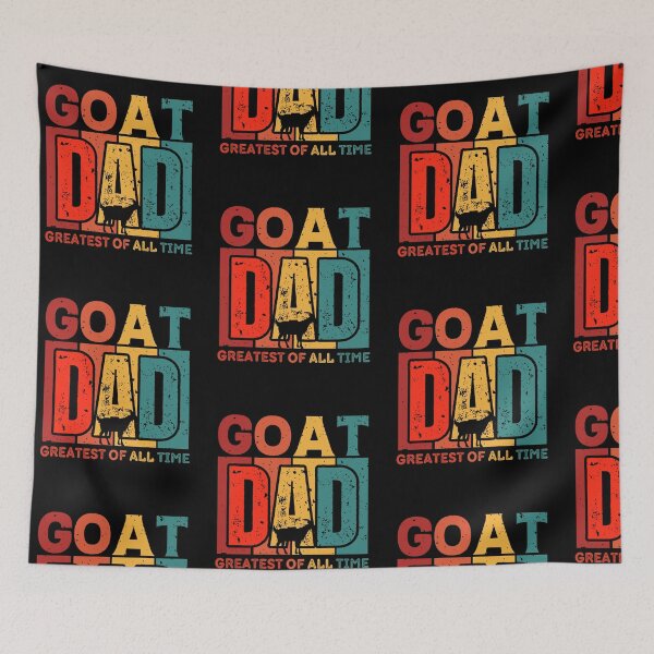 Item preview, Greatest Of All Time Goat Dad Funny Father's Day Gift designed and sold by R&BApparel.