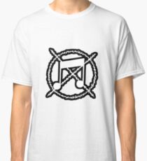 Noise Not Music White Outlined Classic T-Shirt