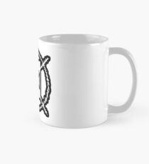 Noise Not Music White Outlined Mug