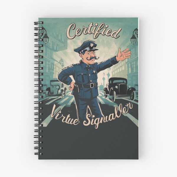 Item preview, Certified Virtue Signaller designed and sold by Flirt-Teez.