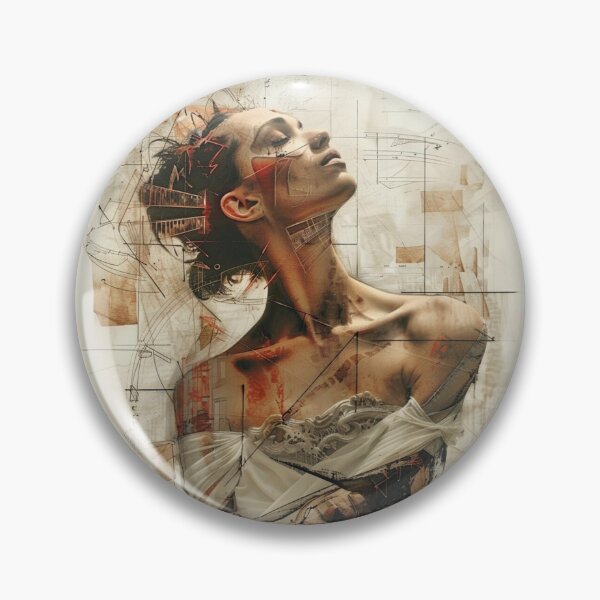 Item preview,  Woman In the Abstract Art designed and sold by Obsidian Ink by Wilshire.