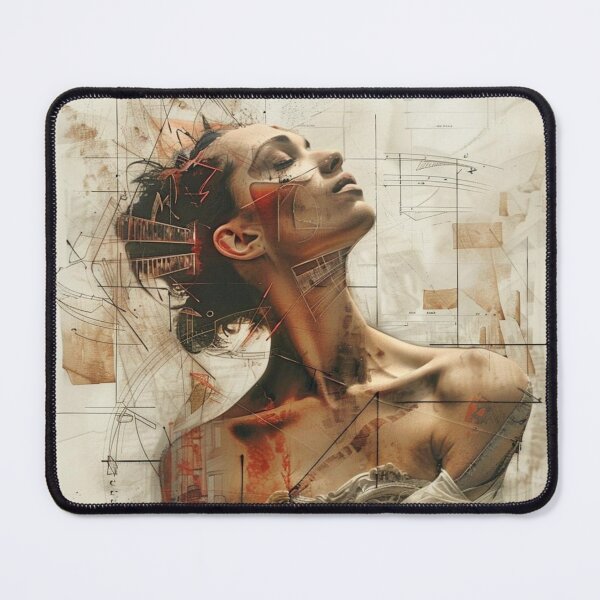Item preview,  Woman In the Abstract Art designed and sold by Obsidian Ink by Wilshire.