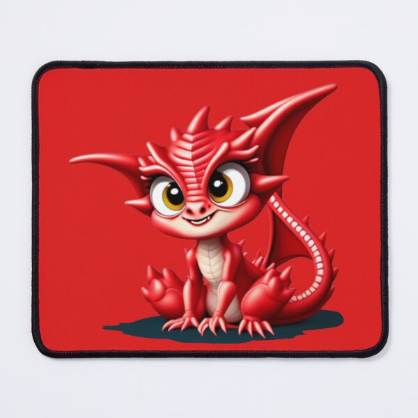 Item preview, Cute Kawaii Red Dragonling designed and sold by Jatwaa.