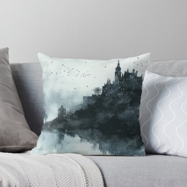 Item preview, Black and White Gothic Castle designed and sold by NeoNebulaArt.