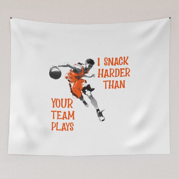 Item preview, I snack harder than your team plays designed and sold by 87-Aesthetics.