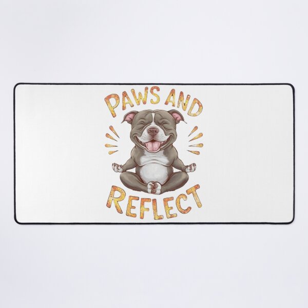 Item preview, Paws and Reflect Pitbull Meditation designed and sold by SellingWSarah17.