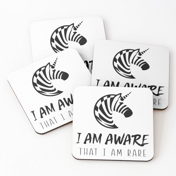 Item preview, I'm Aware I'm Rare designed and sold by ThisNThatCrafts.