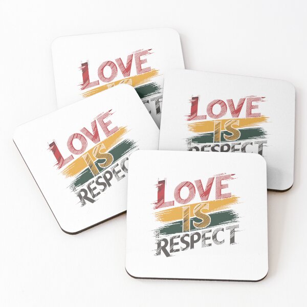 Item preview, Love is Respect Statement T-shirt designed and sold by TechBeeDesigns.