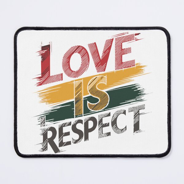 Item preview, Love is Respect Statement T-shirt designed and sold by TechBeeDesigns.