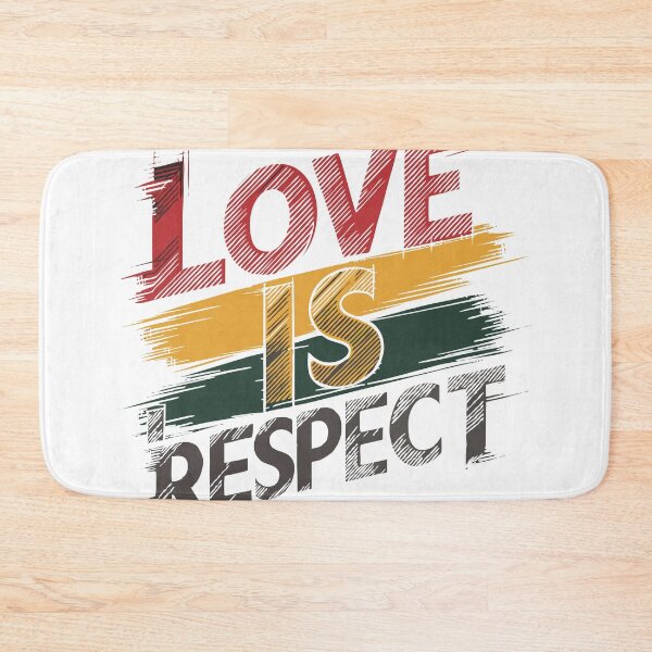 Item preview, Love is Respect Statement T-shirt designed and sold by TechBeeDesigns.
