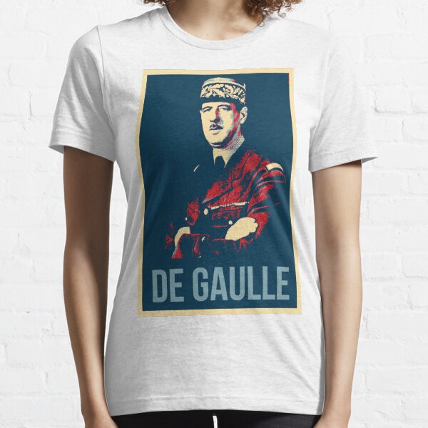 Vista previa del artículo con la obra «De Gaulle», diseñado y vendido por HopePoster.