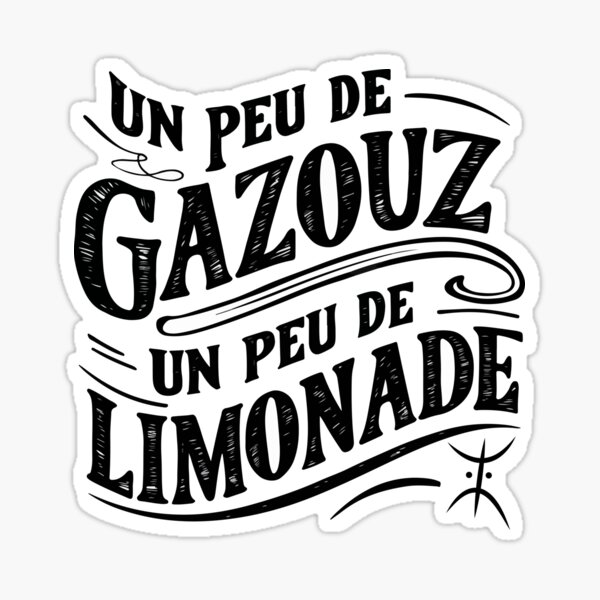 Item preview, un peu de gazouz un peu de limonade designed and sold by 9concept.