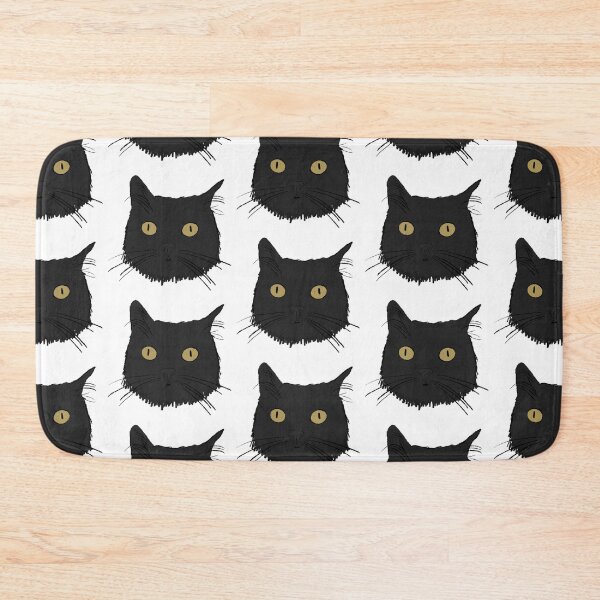 Item preview, Long Haired Black Cat designed and sold by girlwithlatte.