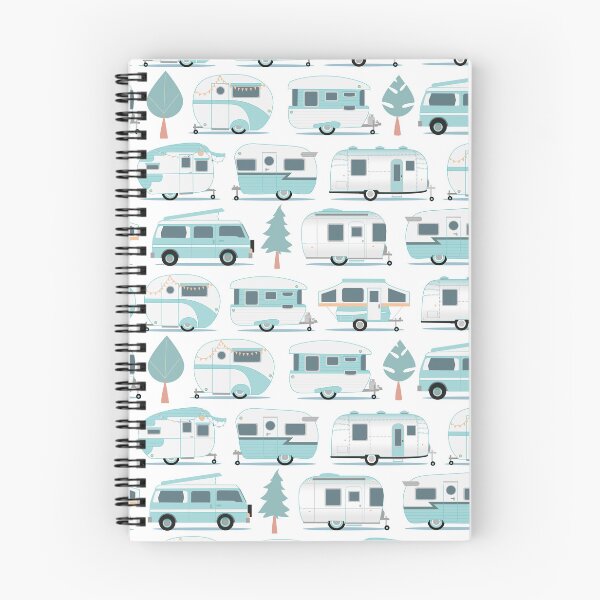 Item preview, RV Camping Caravans Campervans and Travel Trailers Print designed and sold by Christine  Briggs.
