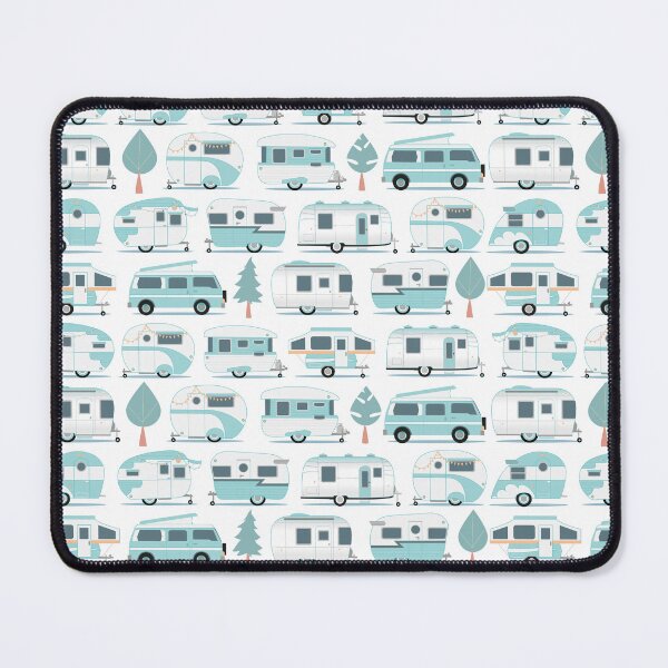 Item preview, RV Camping Caravans Campervans and Travel Trailers Print designed and sold by Christine Briggs.