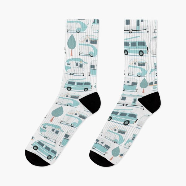 Item preview, RV Camping Caravans Campervans and Travel Trailers Print designed and sold by Christine  Briggs.