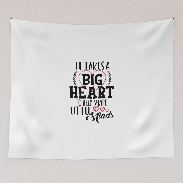 Item preview, It Takes A Big Heart To Help Shape Little Minds designed and sold by Taida-gaka.