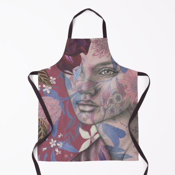 Item preview, 'Wonder Purple' Illustration of a Women with surrounding flowers designed and sold by SisGardner.
