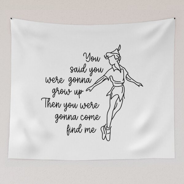 Item preview, you said you were gonna grow up then you were gonna come find me (peter) designed and sold by hatgan.