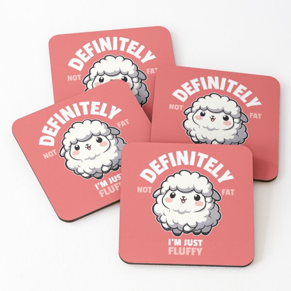 Item preview, Definitely Not Fat. I'm Just Fluffy designed and sold by The magic  Yellow bus.