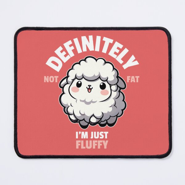 Item preview, Definitely Not Fat. I'm Just Fluffy designed and sold by The magic Yellow bus.