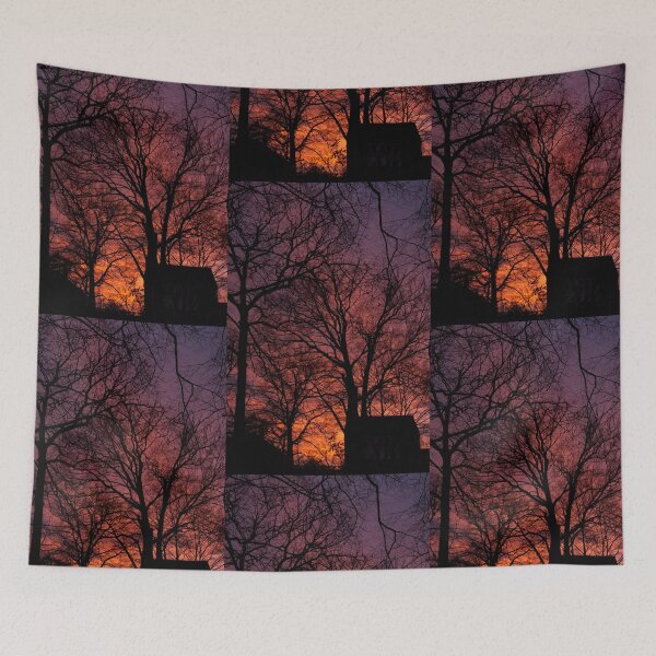 Item preview, Blazing Color Sunset Silhouettes designed and sold by SoelleBloom.