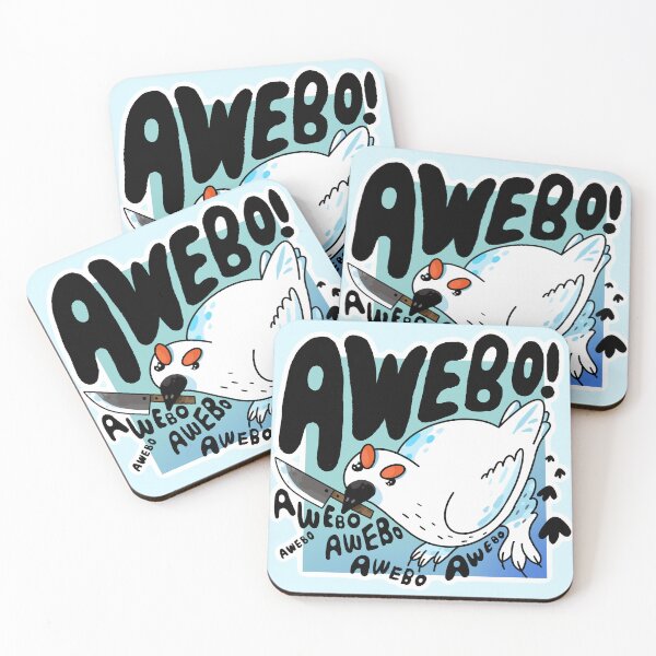 Item preview, Awebo! Ptarmigan Bird with Knife Meme designed and sold by narwhalwall.