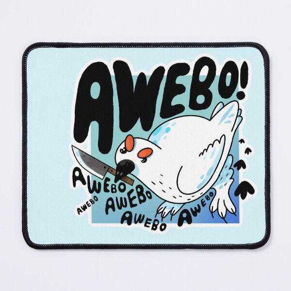 Item preview, Awebo! Ptarmigan Bird with Knife Meme designed and sold by narwhalwall.