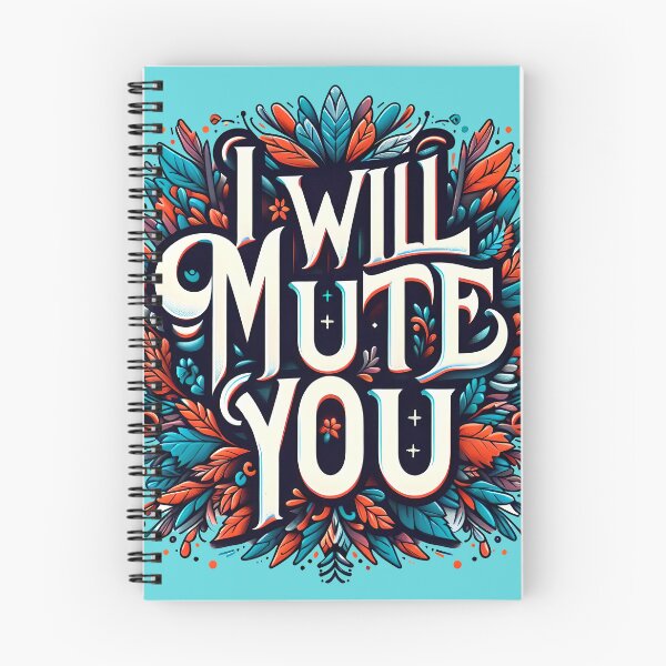 Item preview, I WILL MUTE YOU, typography designed and sold by maxmaj.